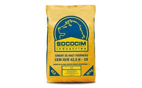 Ciment Sococim 42.5R Haute Résistance (Sac 50kg)